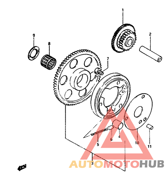 Муфта стартера