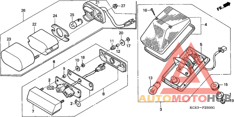 Taillight unit ass`y