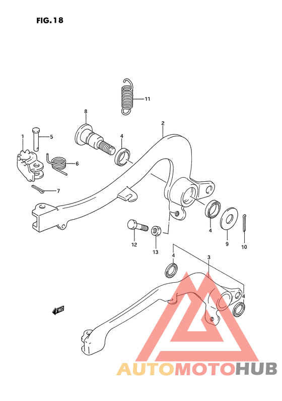 Передний суппорт