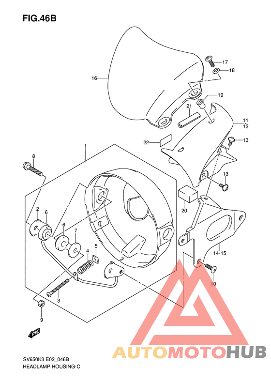 Фара головного света