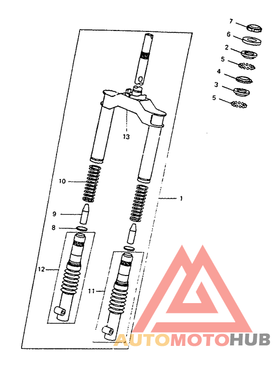 Передняя вилка
