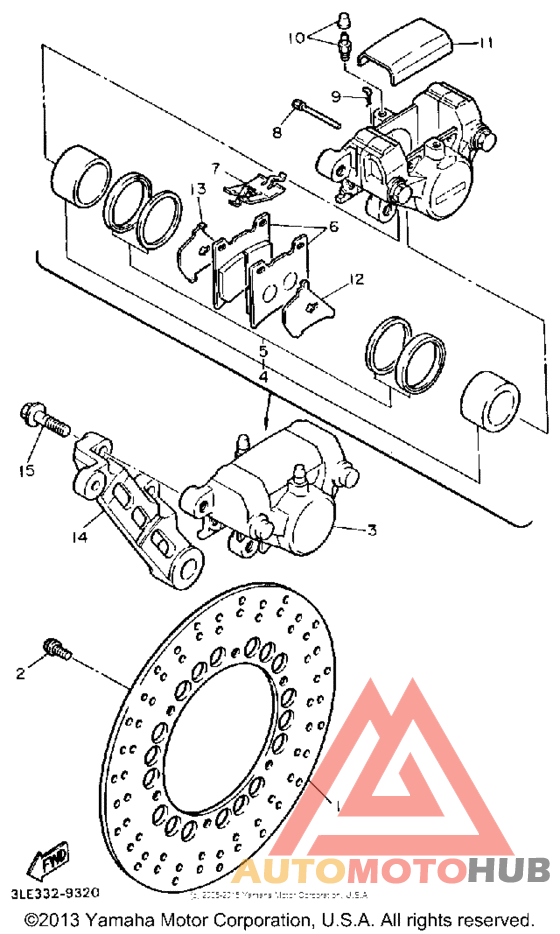 Задний суппорт