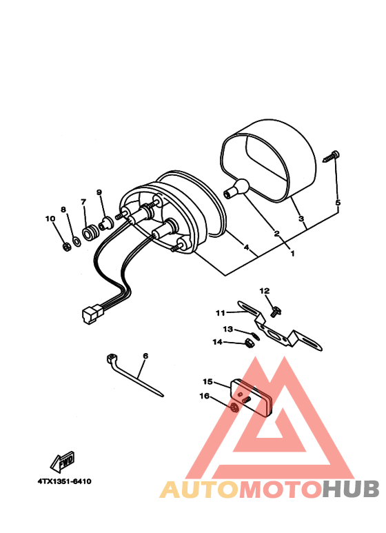 Taillight unit ass`y