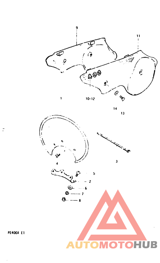 Обтекатель задний