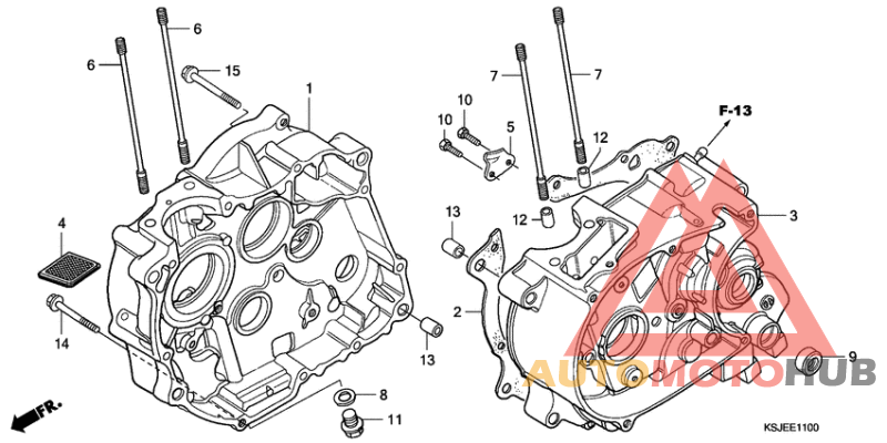 Картер двигателя