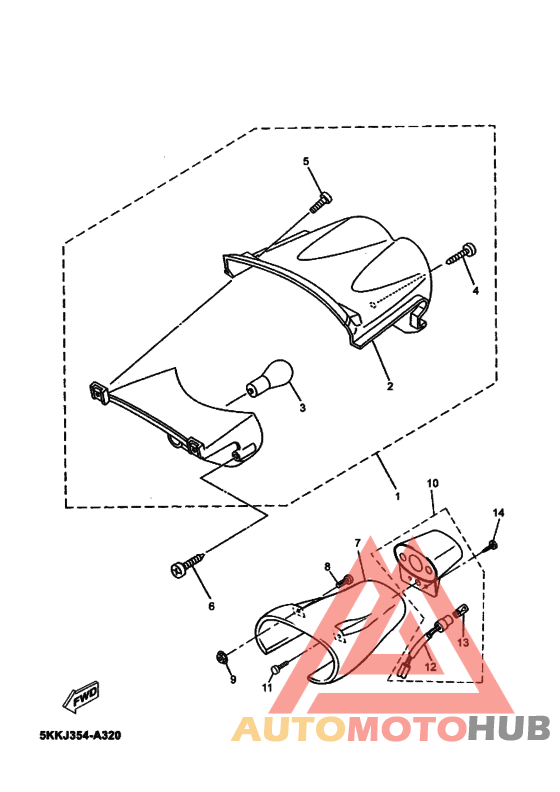 Taillight unit ass`y