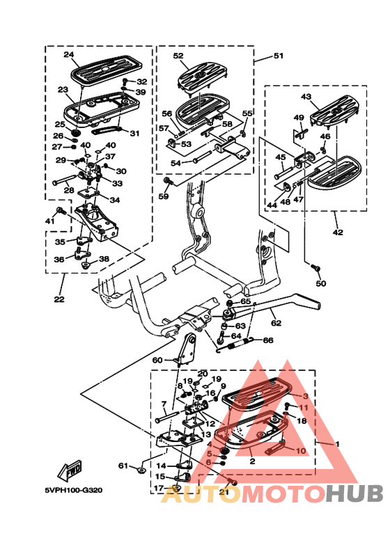 Support & repose pied