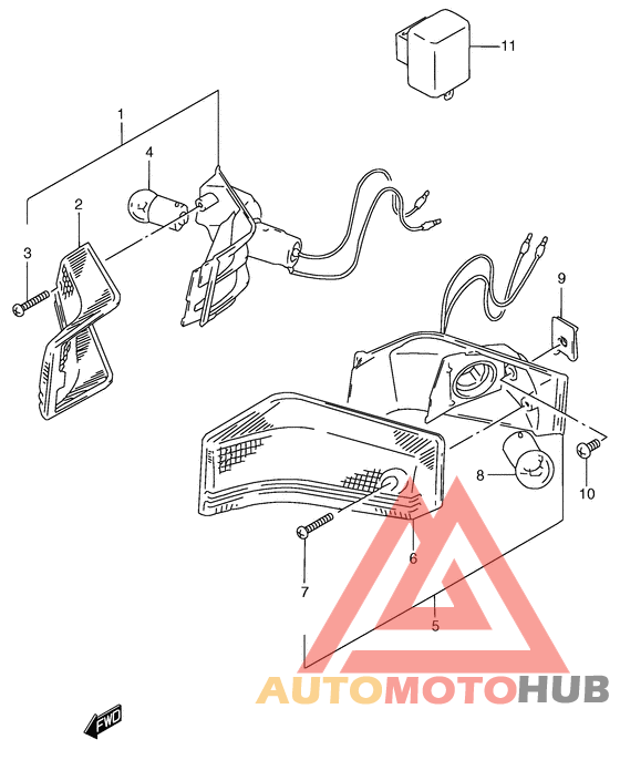 Front turnsignal lamp