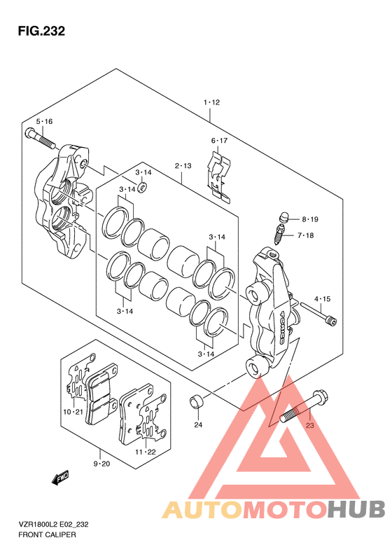 Передний суппорт