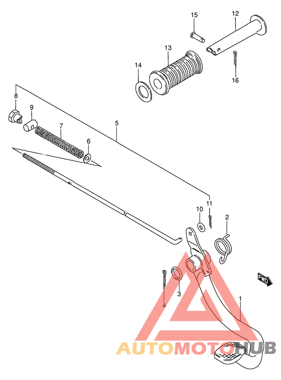 Передний суппорт