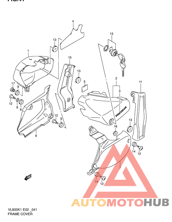 Обтекатель задний