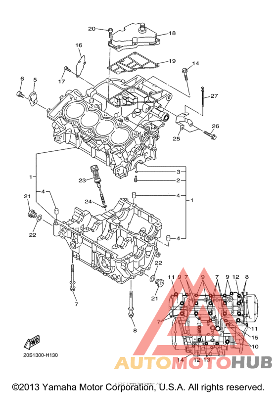Картер двигателя