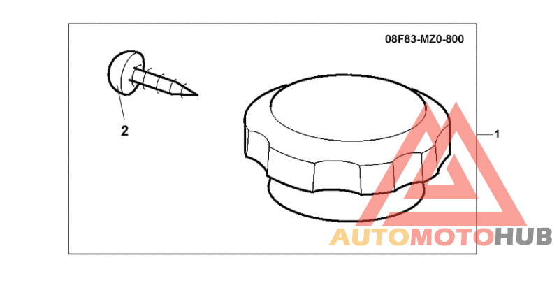 Chrm radiator cap