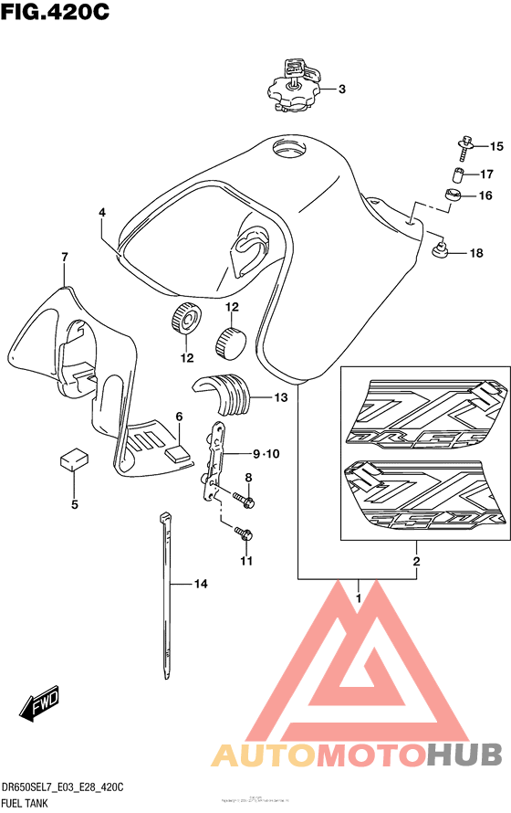 Fuel Tank (Dr650Sel7 E33)