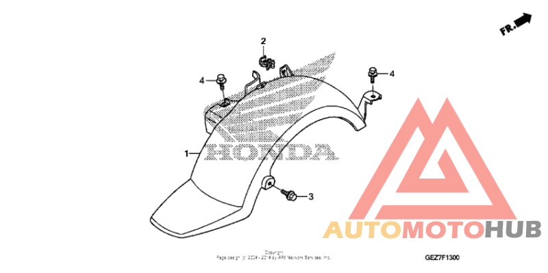 Задний бампер