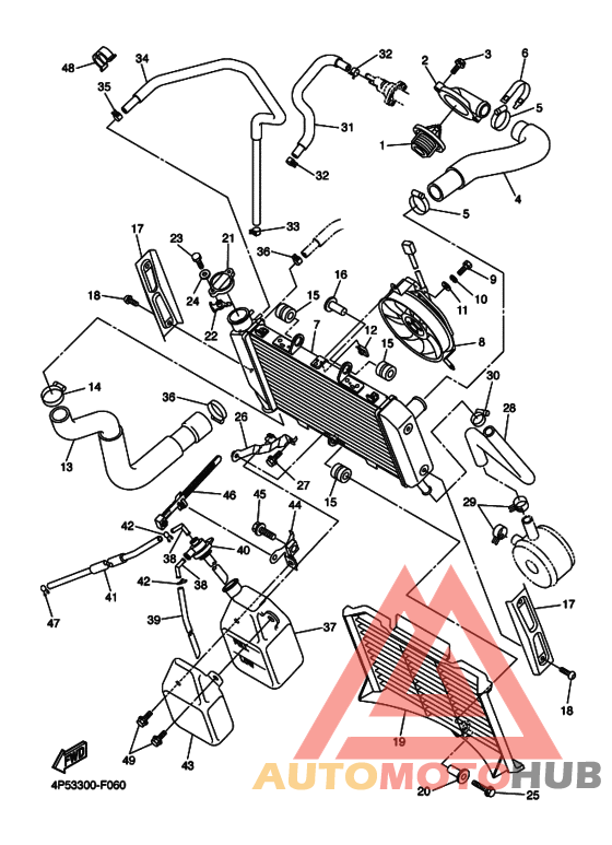 Радиатор и шланг
