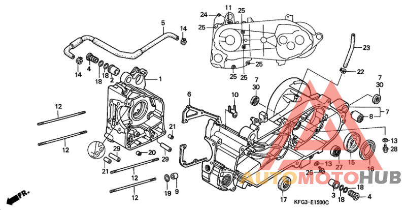 Картер двигателя