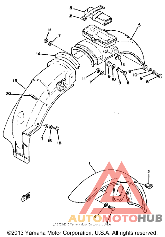 Front fender - rear fender