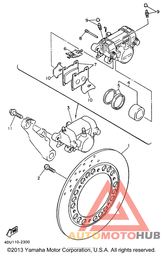 Задний суппорт