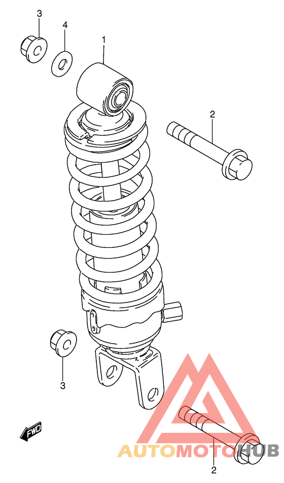 Задние амортизаторы