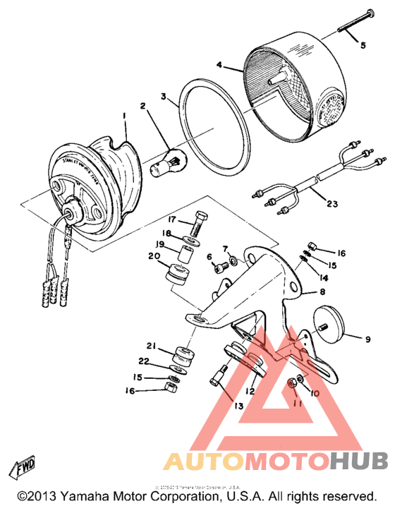 Задний фонарь