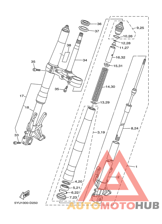 Передняя вилка
