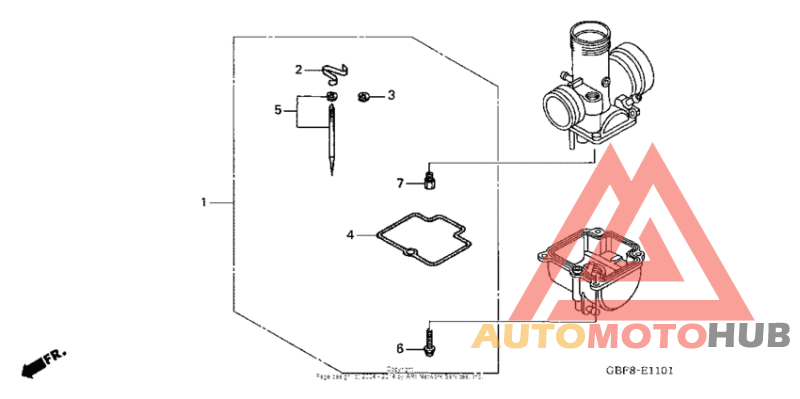 Carburetor optional kit ('03-'04)