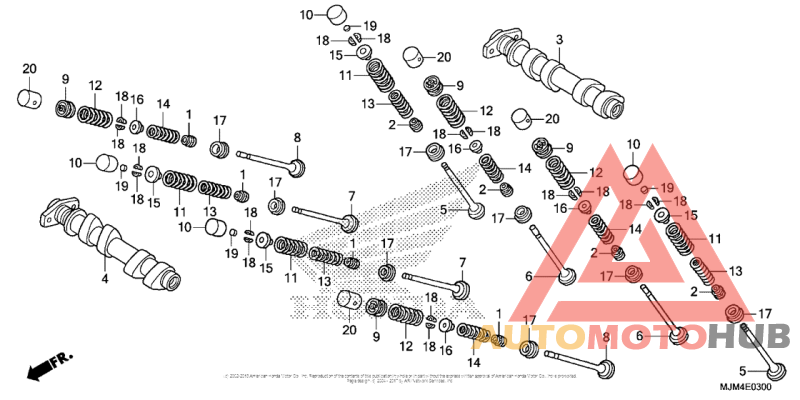 Camshaft + Valve (Fr.)