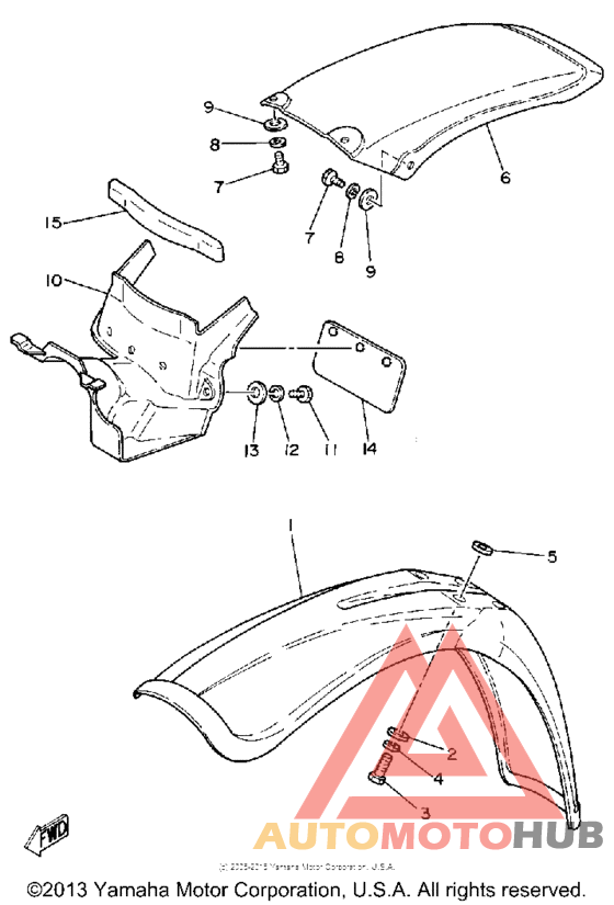 Front fender - rear fender