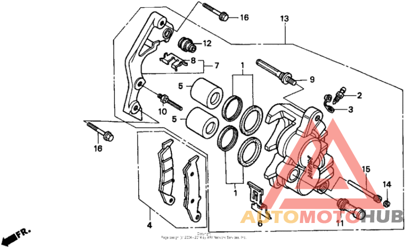 Передний суппорт