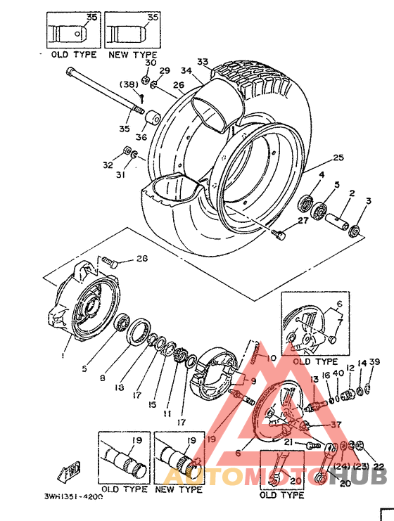 Переднее колесо
