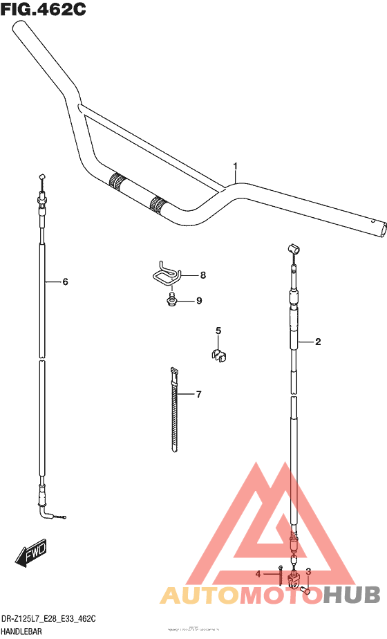 Handlebar (Dr-Z125L E33)