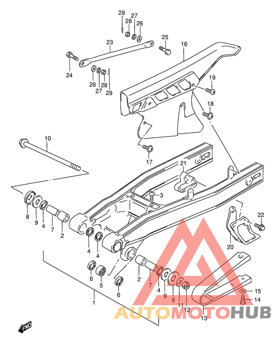 Маятник задний