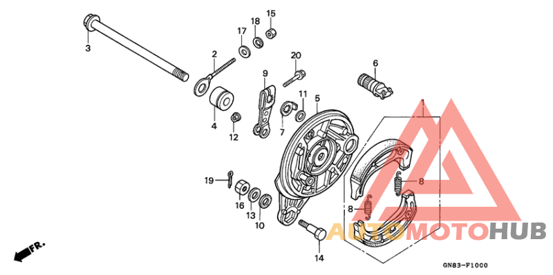 Задний тормоз