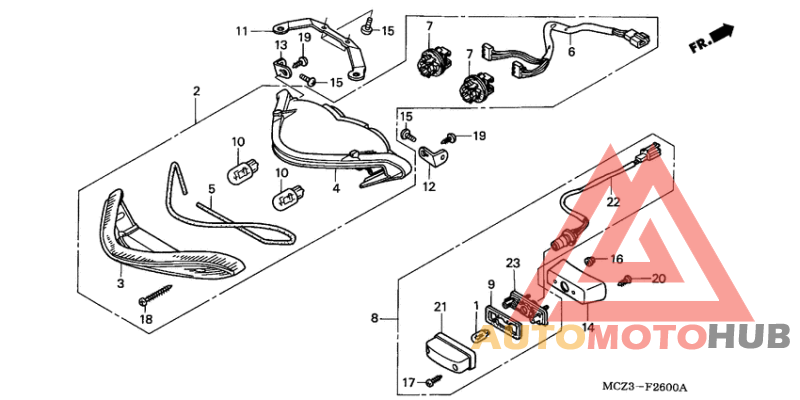 Taillight unit ass`y