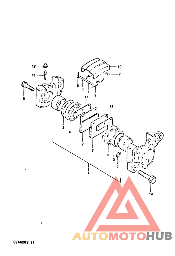 Задний суппорт