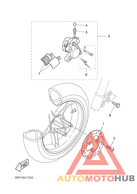 Передний суппорт