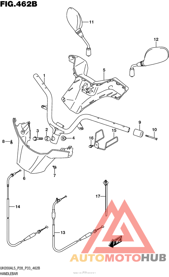 Handlebar (Uh200Al5 P33)