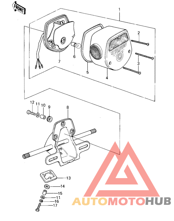Taillight unit ass`y