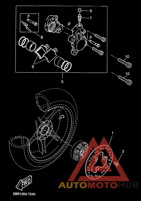 Задний суппорт