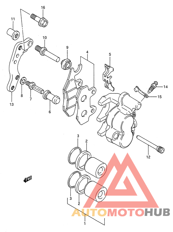 Передний суппорт