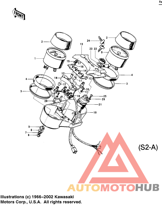 Meters/ignition switch