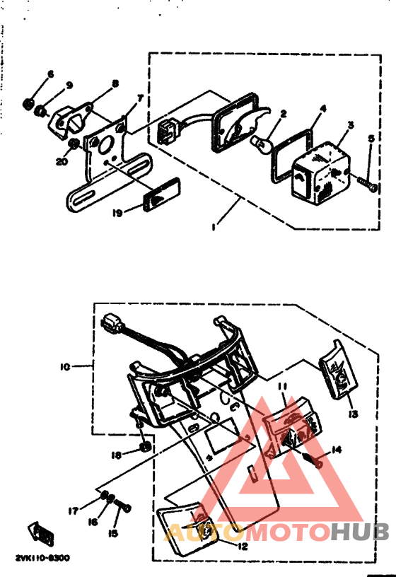 Taillight unit ass`y