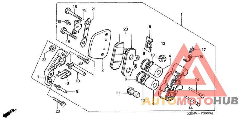 Передний суппорт