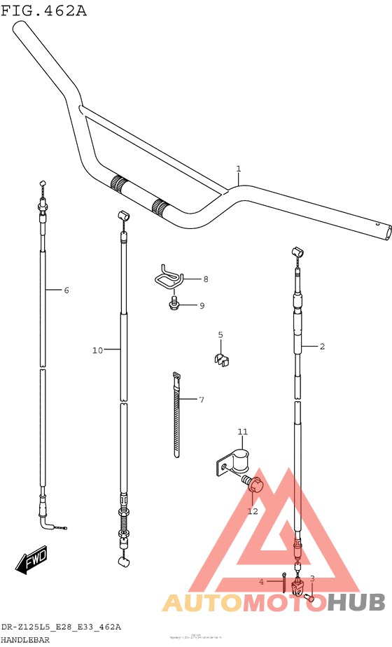 Handlebar (Dr-Z125L5 E28)