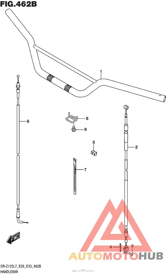 Handlebar (Dr-Z125L E28)