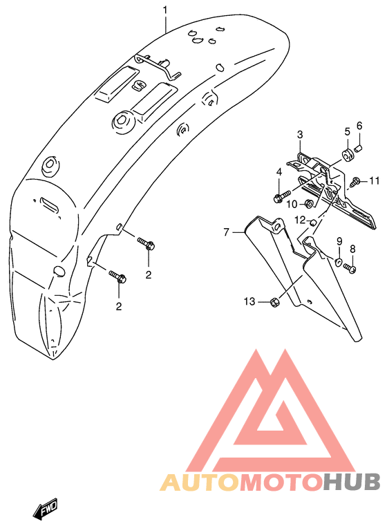 Заднее крыло