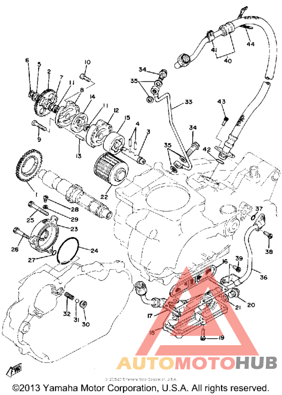 Oil pump-oil cleaner
