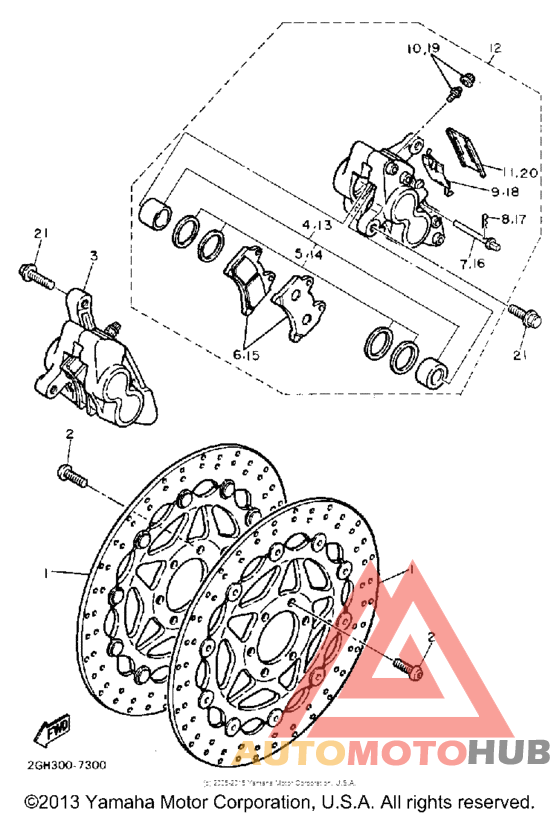 Передний суппорт