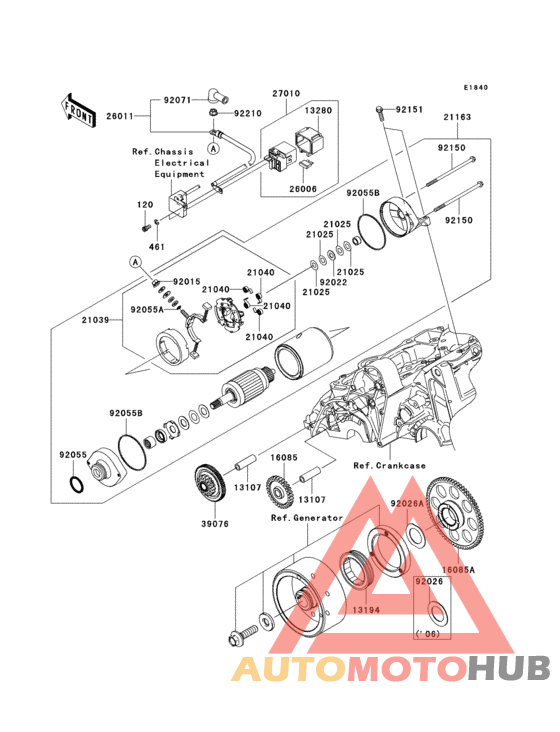 Starter motor(-er650ae046804)